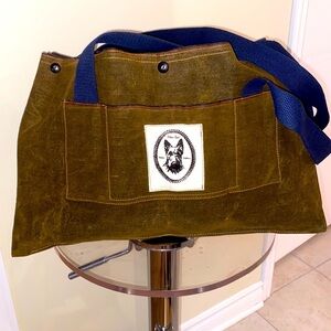 Tilden Reed one of a kind handmade men’s  solid denim bag w/straps. NWOT 👖👜